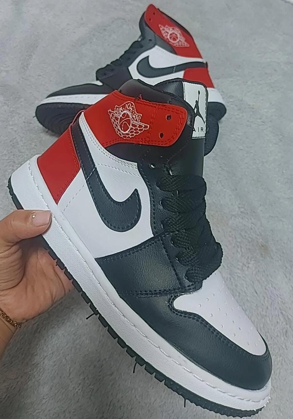 Bota Jordan Rojo-negro - Imagen 2