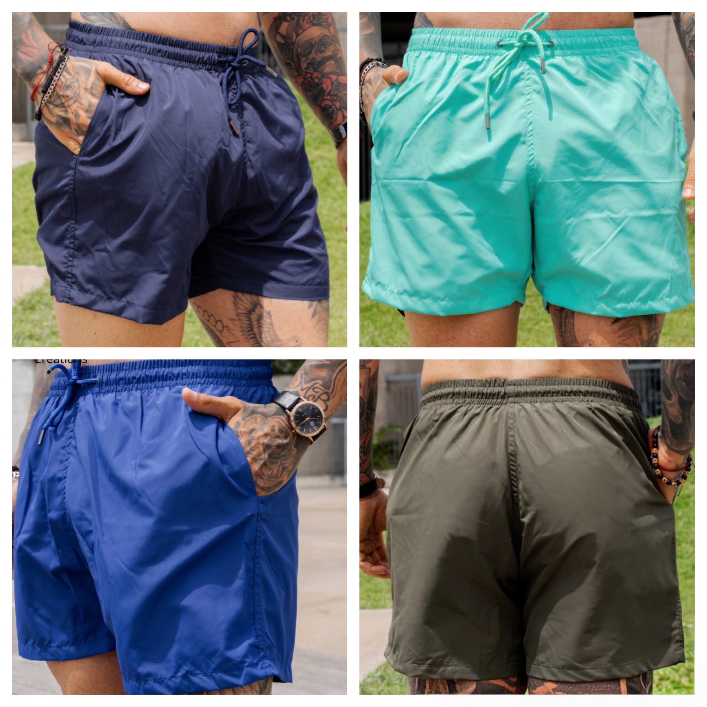 Shorts de Baño Hombre Liso - IMG_2411.jpeg
