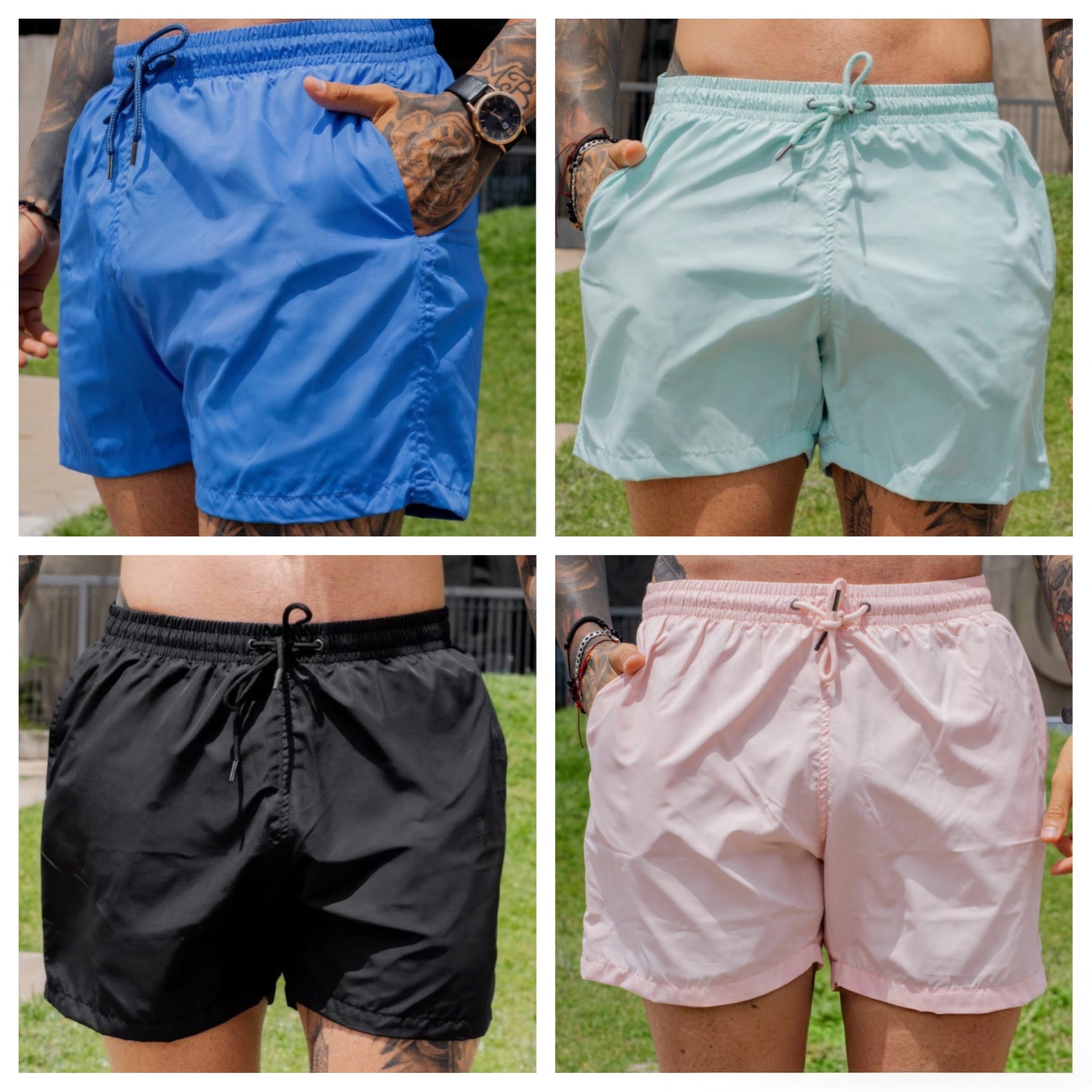 Shorts de Baño Hombre Liso - IMG_2409.jpeg