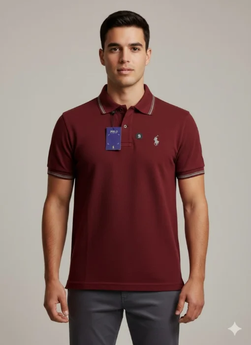 Chombas Polo Bordadas Algodón Premium
