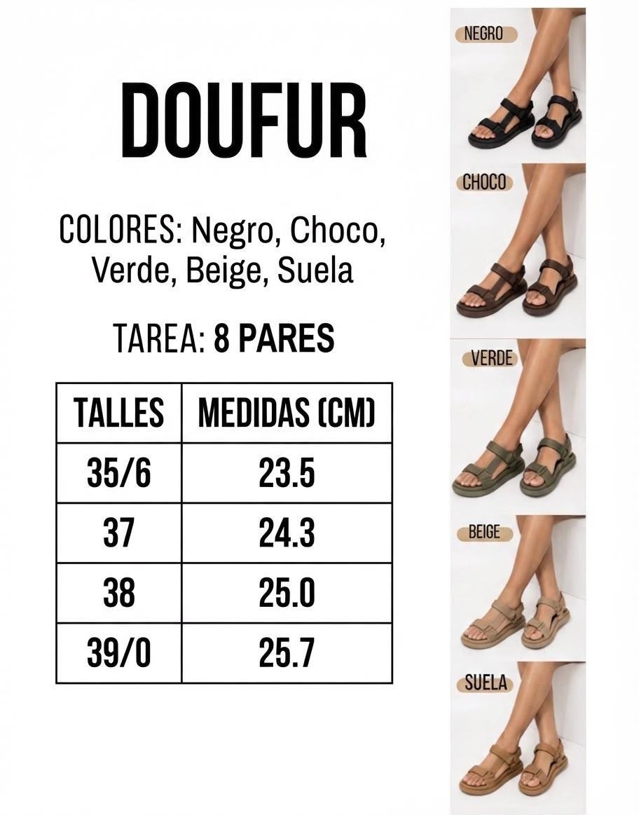 Art Doufur Sandalias de Goma - Imagen 4