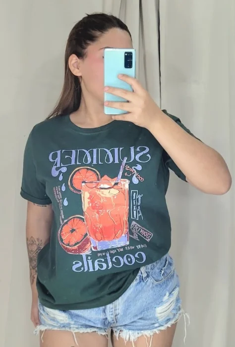 Remeras Clasica de Algon Peinado