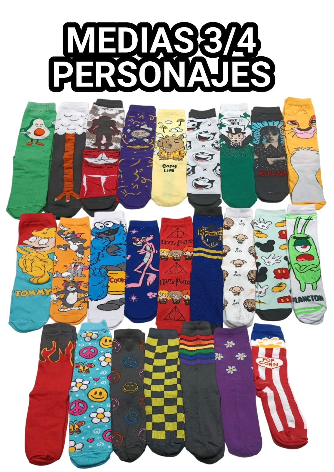 Medias 3/4 de Personajes - Imagen 2