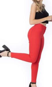Pantalon Chupin Clásico Corte Jeans Bengalina Elastisada  Solo por Curva - Miniatura 3