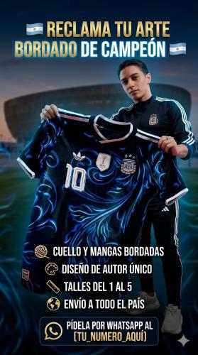 Remeras Deportivas Bordadas Argentina