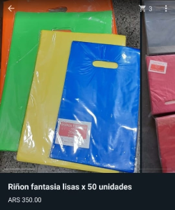 Bolsas Fantasía Lisas