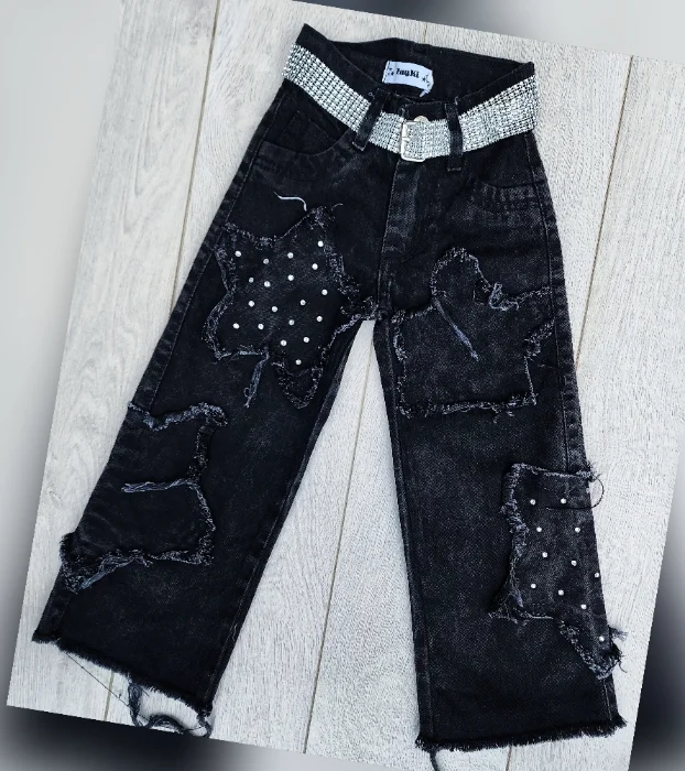 Wide Leg Estrella con Strass