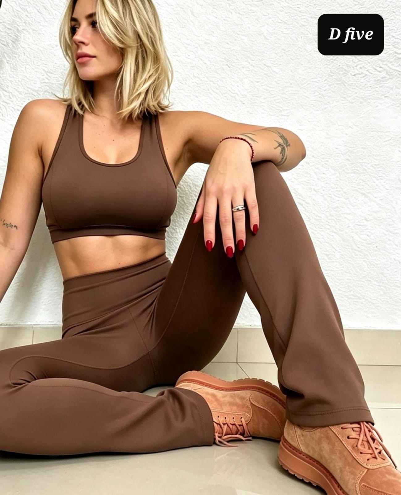 Calza Recta Algodón con Lycra - Imagen 2