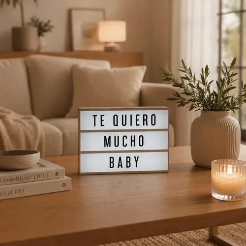 Cartel Led Luminoso C/ Letras Grande A4 - Imagen 4