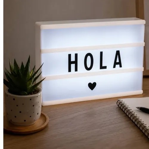 Cartel Led Luminoso C/ Letras Grande A4 - Imagen 5