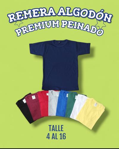 Remeras Lisas Premium