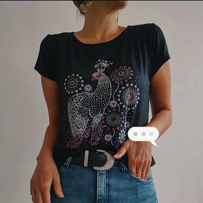Remeras con Brillo