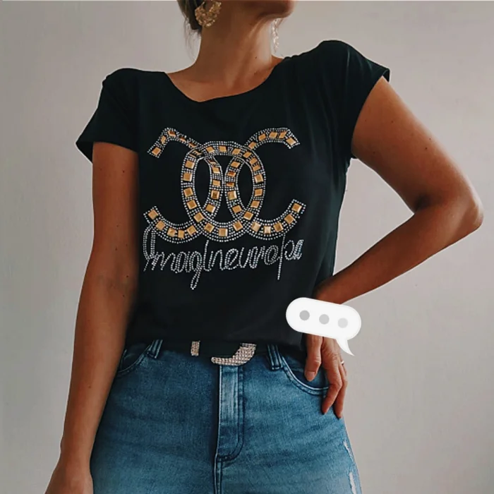 Remeras con Brillo