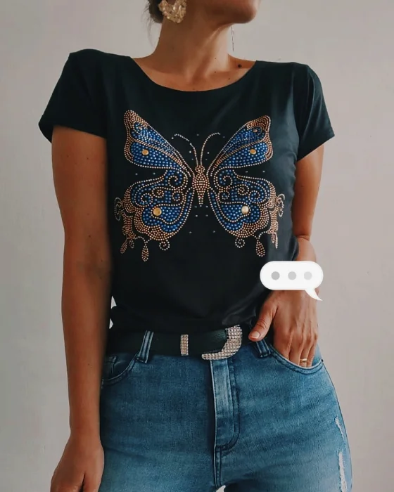 Remeras con Brillo