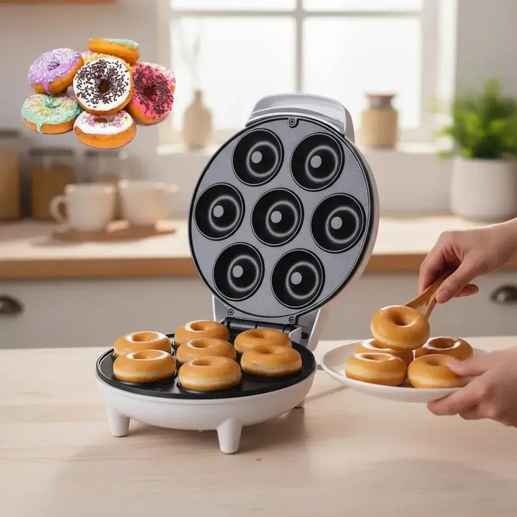 Maquina para Hacer Donas, Mini Donas X7 Unidades - Imagen 2
