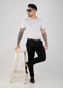 Pantalones Bolsillo Chino Talles Especiales D Gabardina Importada Elastizada