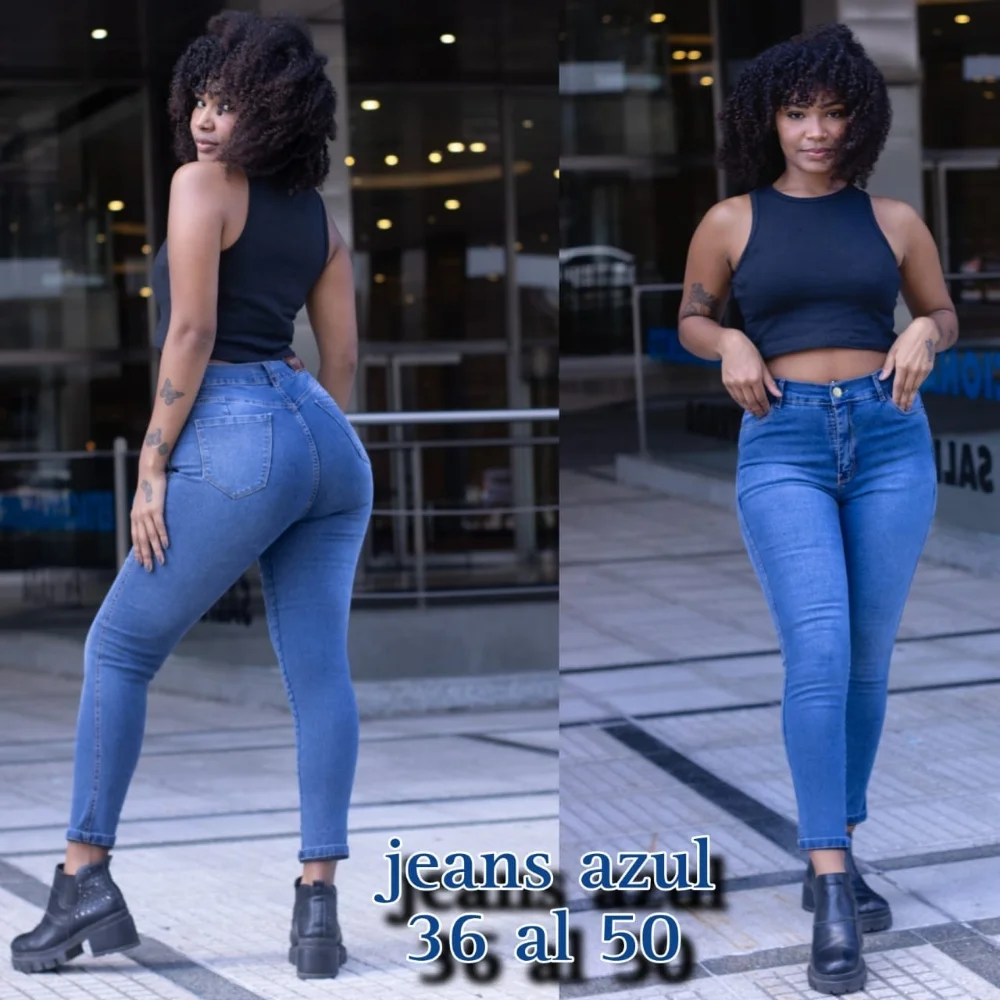 Jeans con Bolsillo Delantera 17mil por Curva - Imagen 2