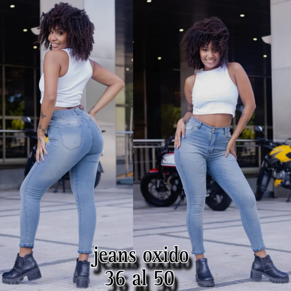 Jeans con Bolsillo Delantera 17mil por Curva - Imagen 1