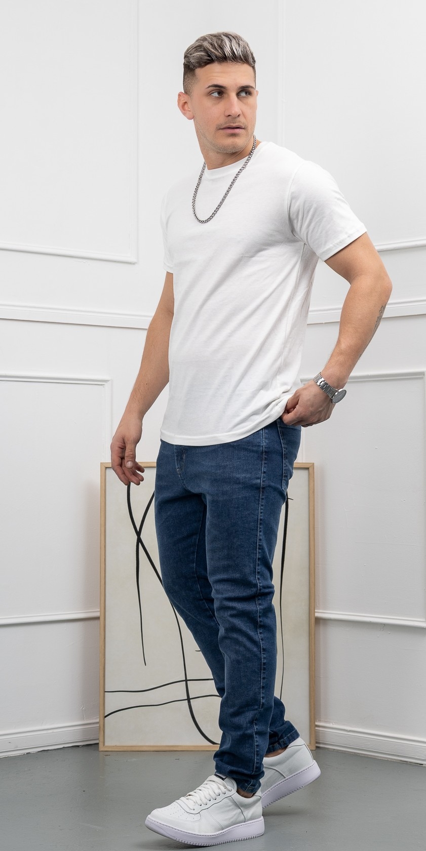 Jeans Chupin Elastizado, Varios Colores  de Excelente Calidad 38 al  48 - Imagen 3