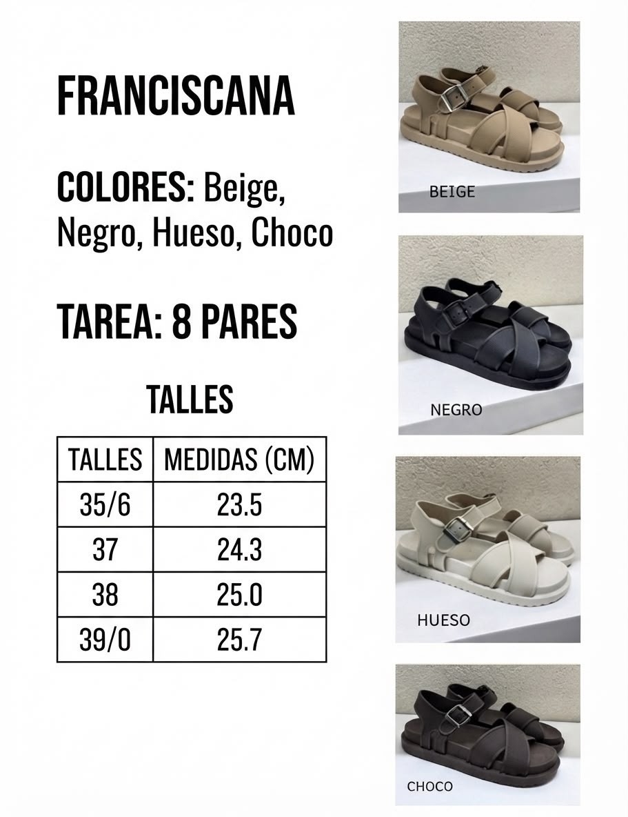 Art Franciscana Sandalias de Goma - Imagen 4