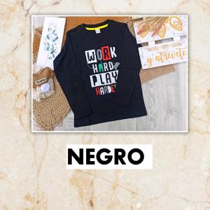 Remera  Manga Larga Niño Algodón 24/1 - Miniatura 3