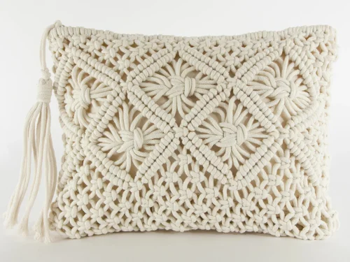 Neceser Tejido de Macrame Importado