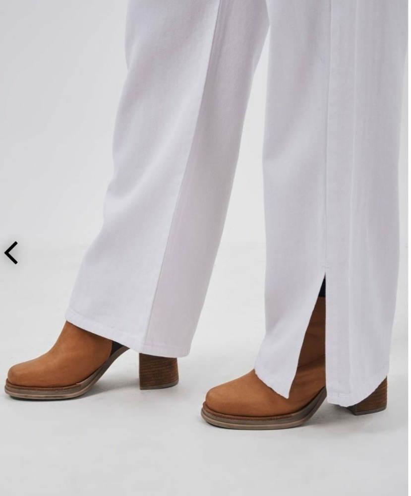 Wide Leg Jeans Blanco - Imagen 2
