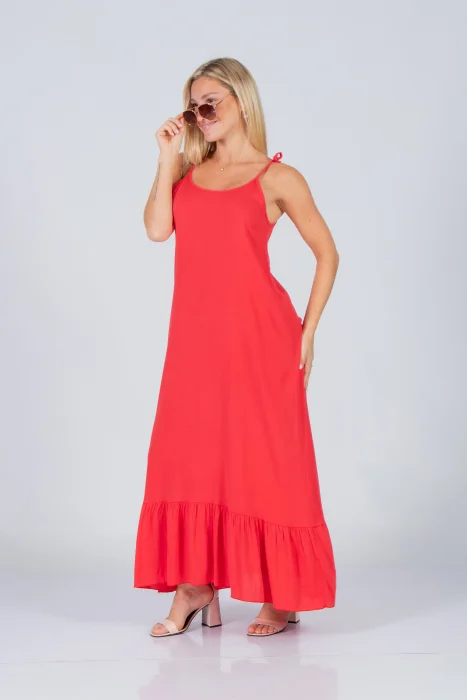 Vestido Largo Lino 2 al 6