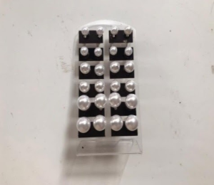 Aros Perlas Blister de 12 Pares Grandes - Miniatura 2