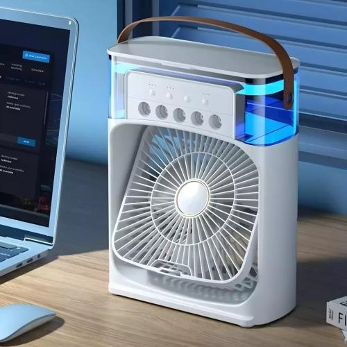 Mini Ventilador Humificador Portatil - Miniatura 2