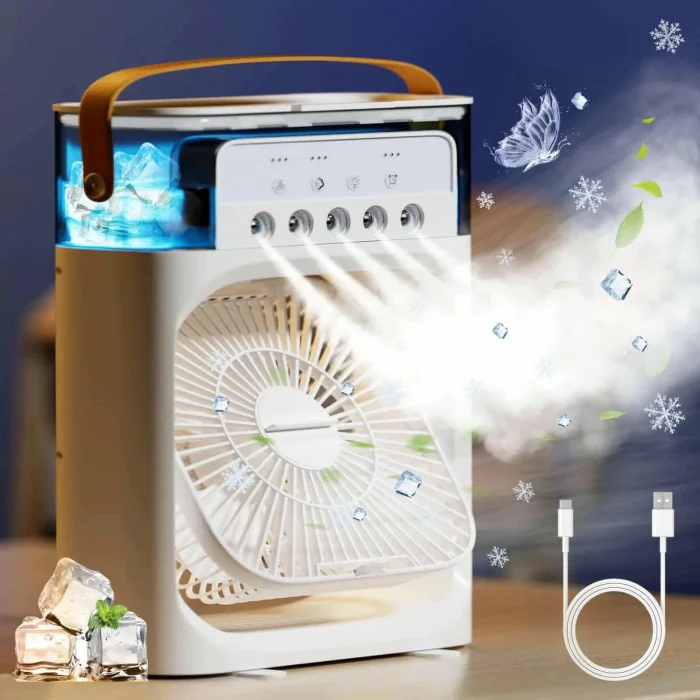 Mini Ventilador Humificador Portatil