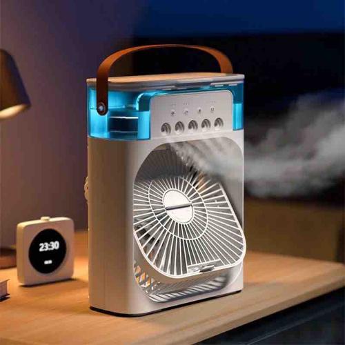 Mini Ventilador Humificador Portatil - Miniatura 3