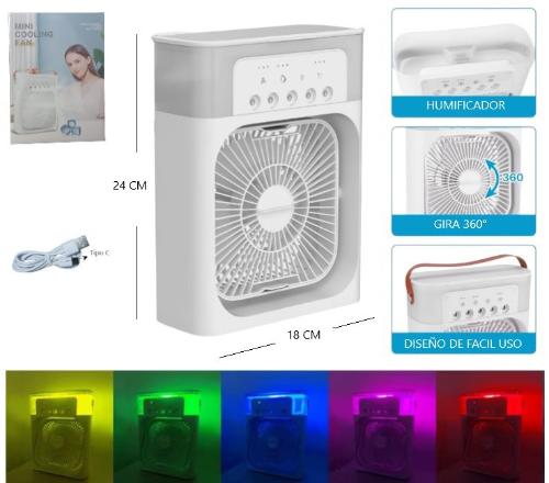 Mini Ventilador Humificador Portatil - Miniatura 5