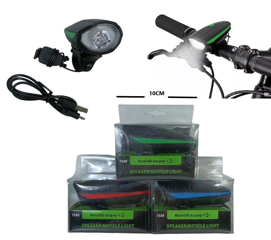 Luz Recargable para Bici con Bocina Bn192 - Imagen 3