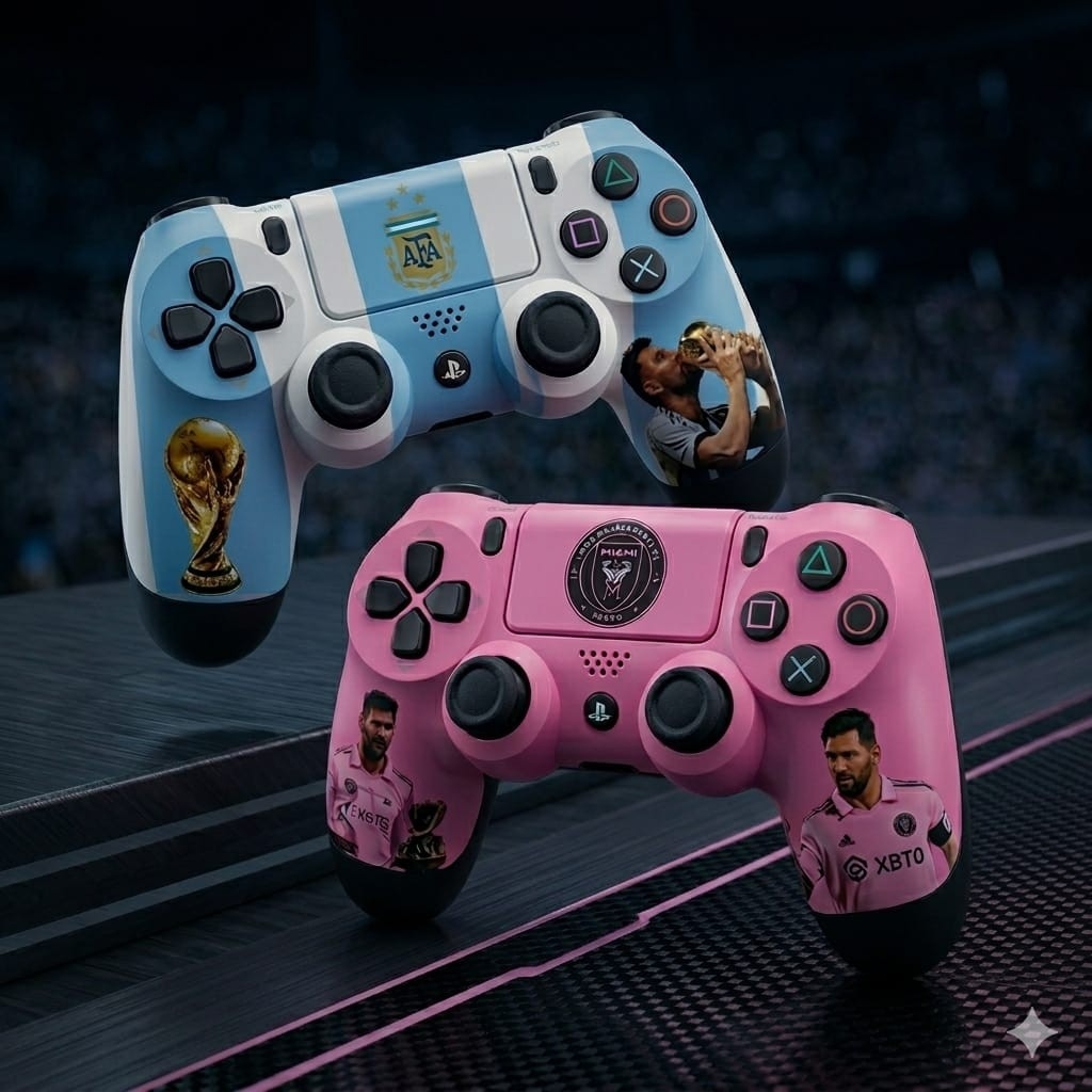 Joystick Compatible con Ps4 Pc Android Seleccion Argentina Joystick Ps4 Afa - Imagen 1