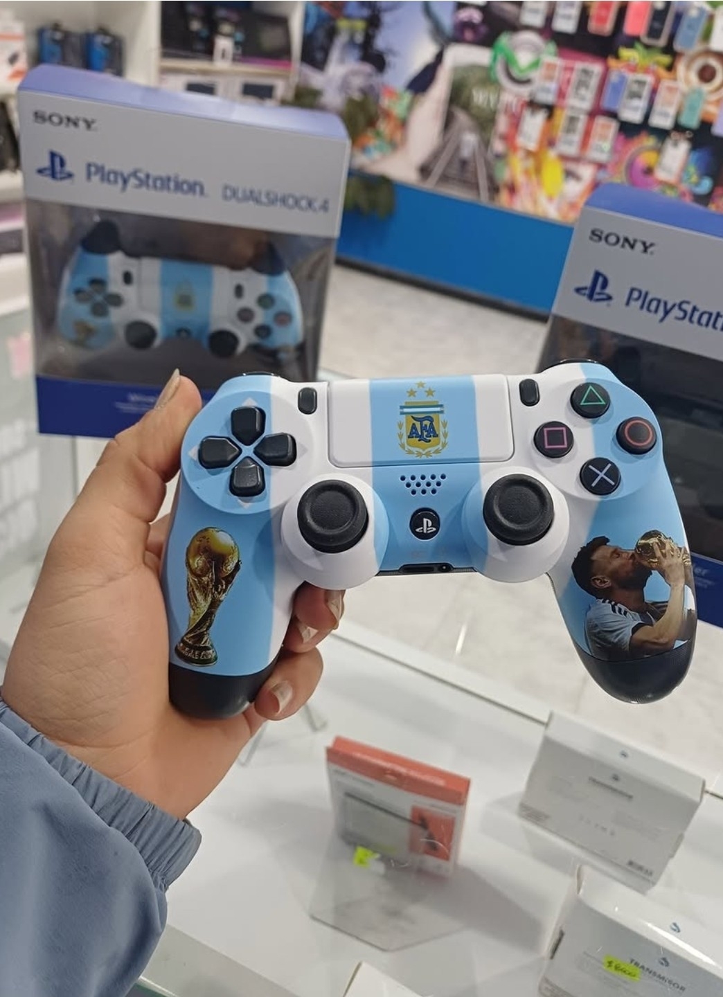 Joystick Compatible con Ps4 Pc Android Seleccion Argentina Joystick Ps4 Afa - Imagen 8
