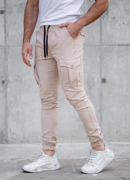 Pantalon Cargo (beigue)