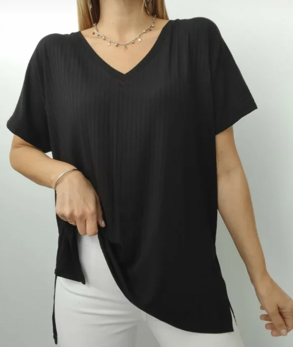 Remera en V de Morley Viscosa
