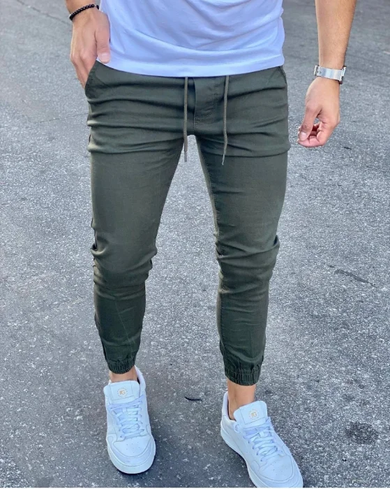 Joggers Verde Militar Elastizado