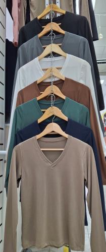 Camiseta Cuello V por Talles (modal Soft) - Miniatura 3