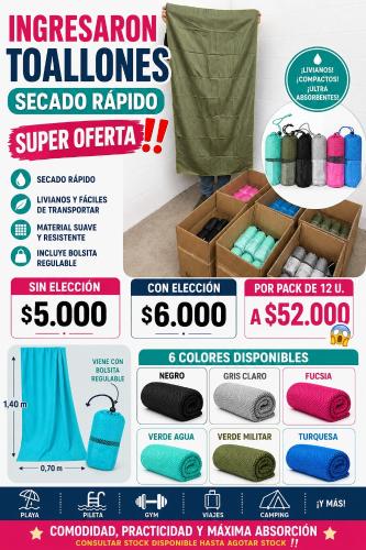 Toallón Secado Rápido Oferta