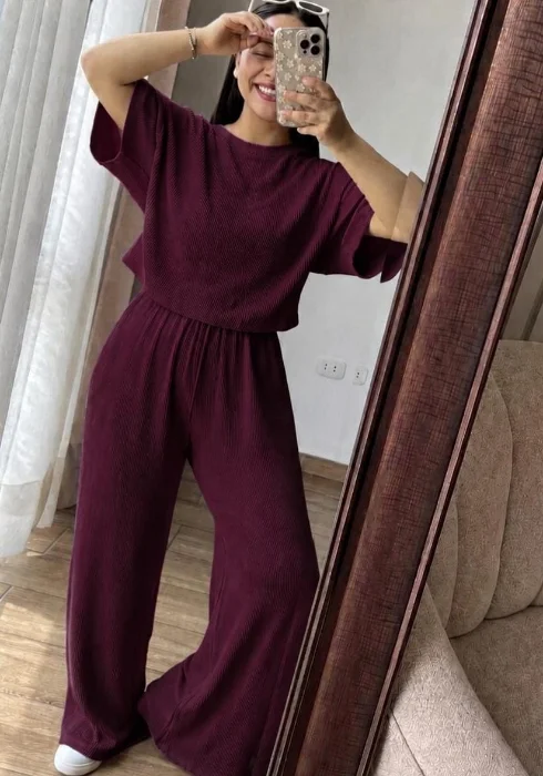 Conjunto Crop y Palazo