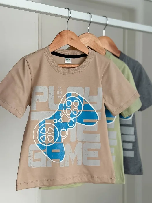 Remera Estampada que Brilla en la Oscuridad para Niño