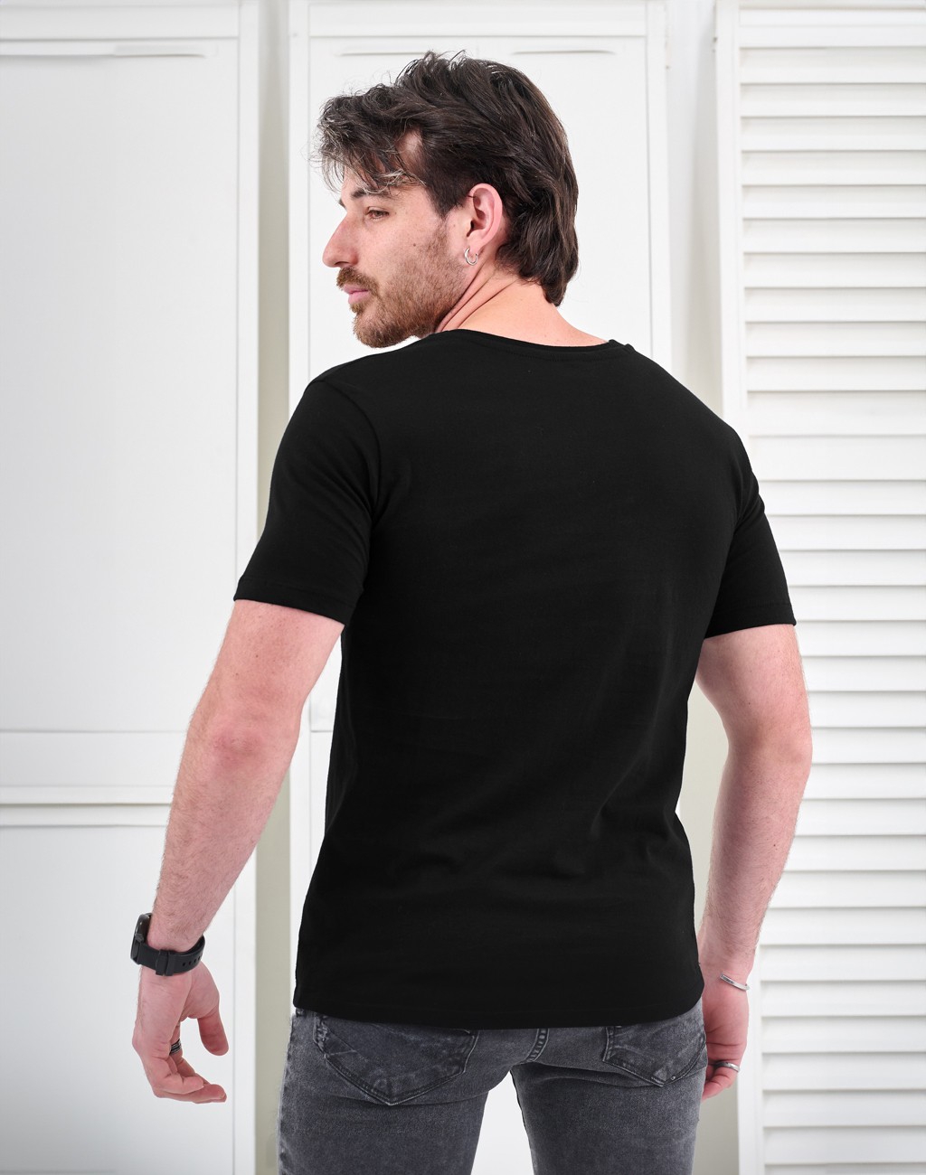Remera Lisa Cuello V - Imagen 3