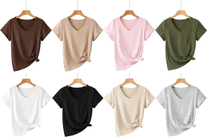 Remeras Básicas Lisas Algodón