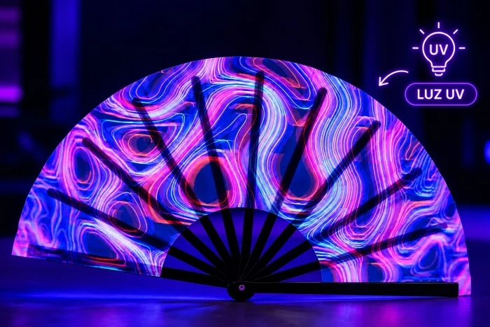 Abanico Xl Estampado Uv