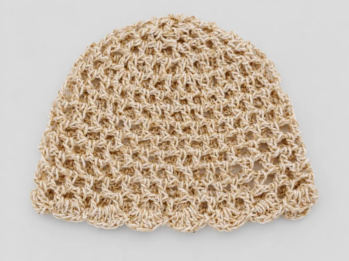 Gorro Casquito Crochet Lurex