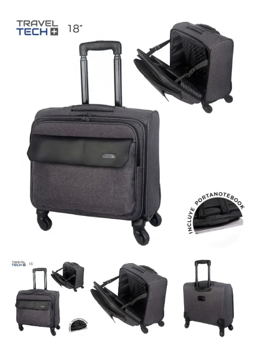 Promocion Maletín  Portanotebook con Carro Travel Tech