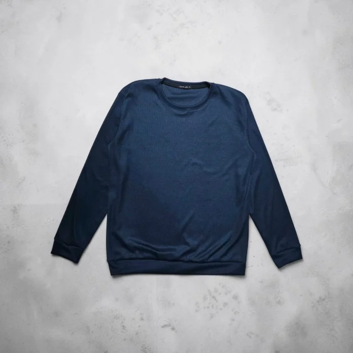 Sweaters Wafle Azul Marino