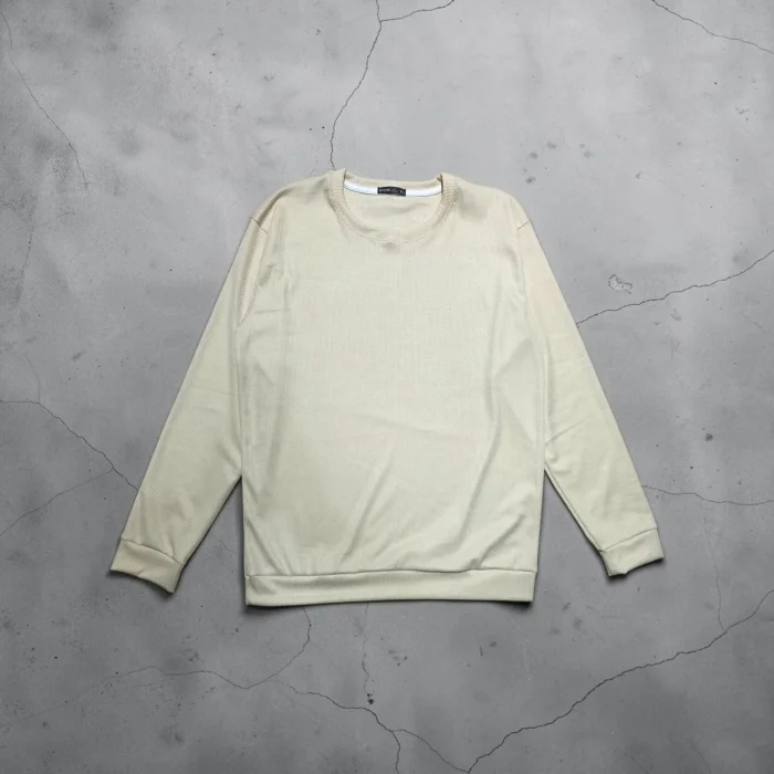 Sweaters Wafle Beige Claro